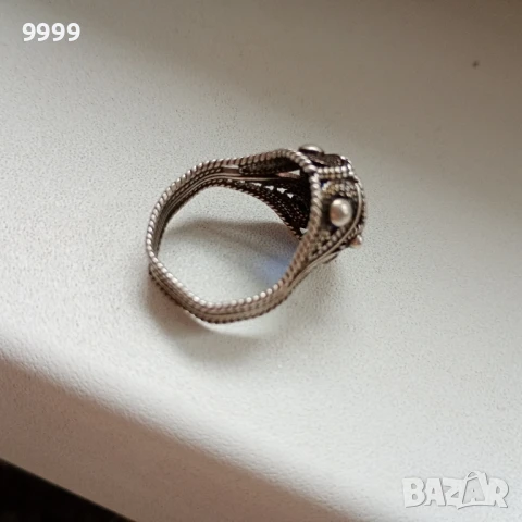 Дамски пръстен руско сребро , снимка 4 - Пръстени - 50486992