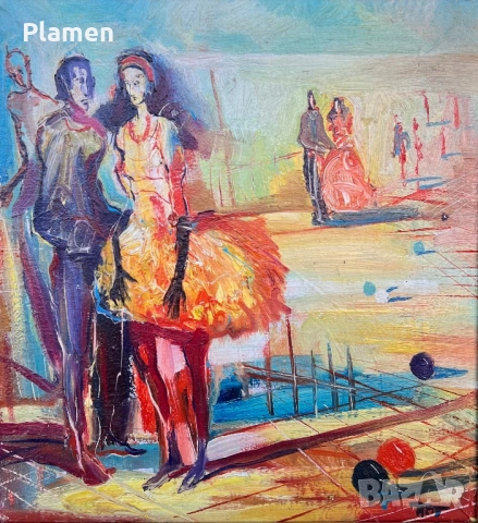 УНИКАТ КАРТИНА МАСЛО НА ПЛАТНО, снимка 2 - Картини - 54133854