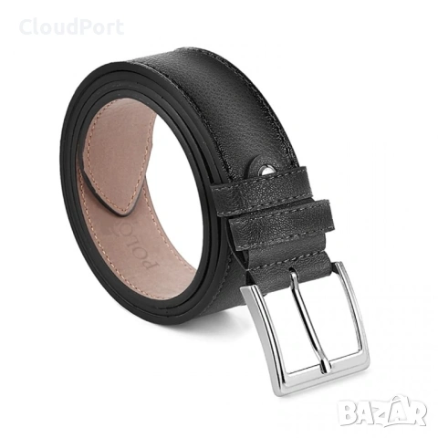 Мъжки комплект, POLO Air, Портфейл, Колан, Картхолдър, черен, снимка 5 - Портфейли, портмонета - 53115193