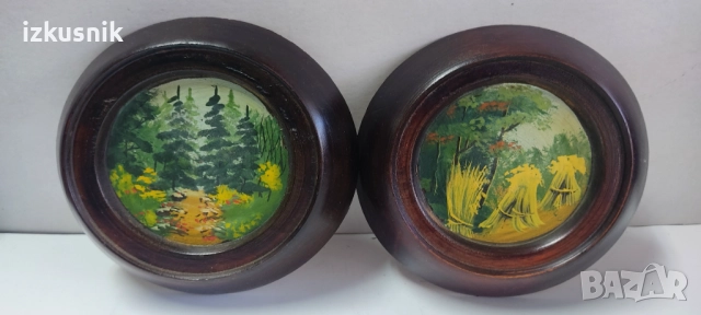 Цикъл картини на дърво – 4 сезона, снимка 2 - Колекции - 52734043