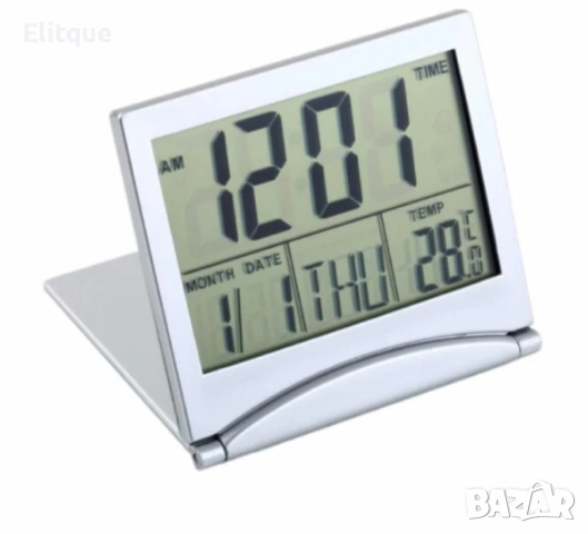 Преносим сгъваем цифров будилник с LED дисплей MT-033