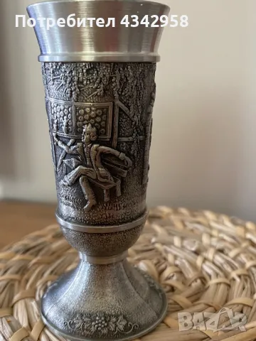 Frieling - zinn. Старинна чаша. Германия , снимка 2 - Антикварни и старинни предмети - 50433943