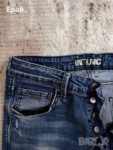Сини дънки INTELLIGENCE, снимка 4 - Дънки - 53391932