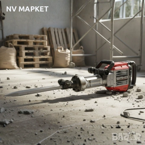Електрически чук-къртач за разрушаване SIMKO 2000W PH29-28HA, снимка 4 - Къртачи - 53839403