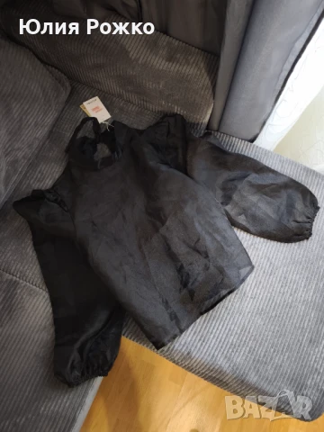 Прозрачна блуза, снимка 4 - Блузи с дълъг ръкав и пуловери - 50659580