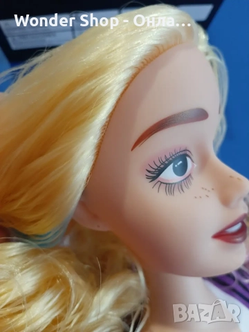 Стилни прически с кукла за оформяне на прически с гребен, снимка 9 - Кукли - 52983807