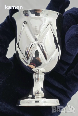 Сребърна Чаша 925 за Ракия,Алкохол, снимка 4 - Чаши - 51976742