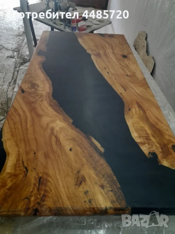 маси и плотове от епоксидна смола и масивна дървесина, снимка 3 - Дърводелски услуги - 50449478