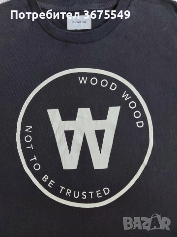 Мъжка тениска Wood Wood - размер S, снимка 2 - Тениски - 52293916
