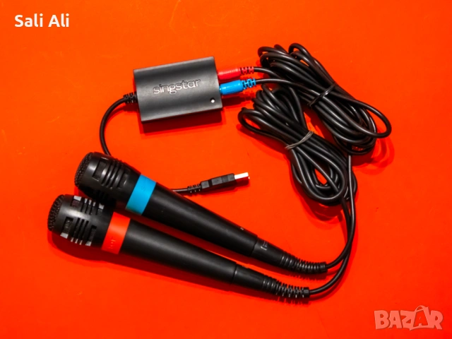 SONY SingStar Karaoke за PC и PlayStation | като нова, 2 микрофона, снимка 2 - Караоке - 53063740