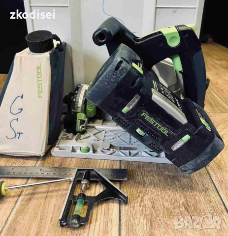 Акумулаторен ръчен циркуляр FESTOOL TSC 55 REB, снимка 3 - Други инструменти - 52386865