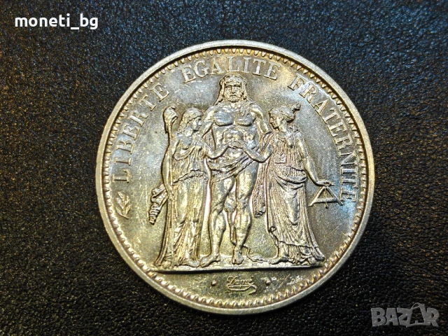 СРЕБРО Франция 10 франка 1972, снимка 2 - Нумизматика и бонистика - 53571029