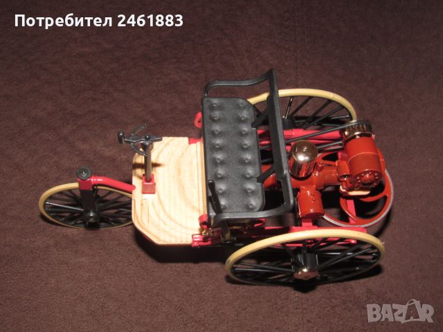 1/12 модел/макет Benz Patent Motor Car Model 1886., снимка 2 - Колекции - 43135513