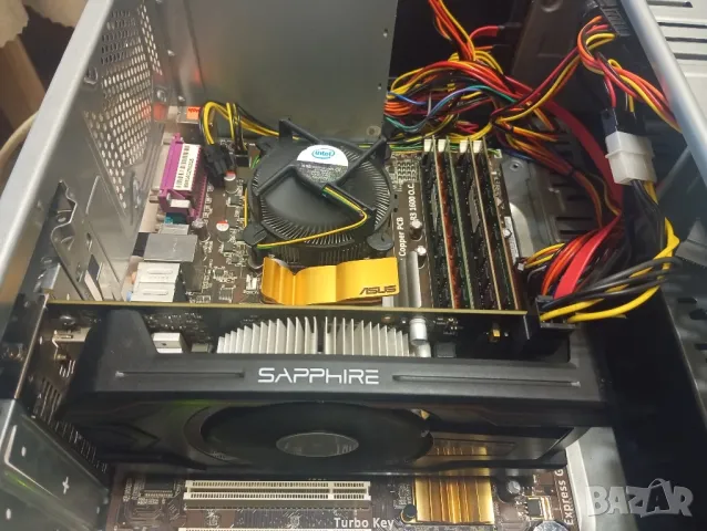 Настолен компютър Xeon E5420 12M , ASUS P5P43TD , 16gb DDR3 , AMD RX 560 4gb, снимка 6 - Геймърски - 46104964