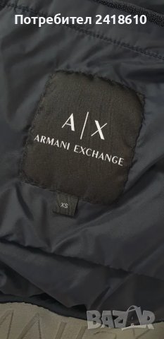 Armani Exchange A/X Mens Down Jacket Size XS НОВО! ОРИГИНАЛ! Мъжко Пухено Яке!, снимка 2 - Якета - 48050281