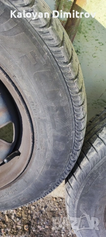Продавам 2бр. гуми с джанти 14" 4х108, снимка 2 - Гуми и джанти - 53218411