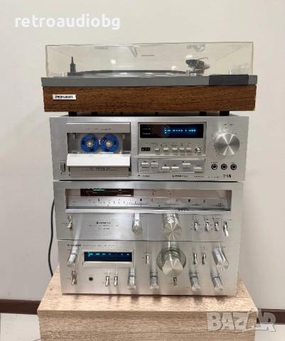 🔊ТОП ретро аудио сет PIONEER усилвател SA-7800, тунер ST-7800, дек CT-F850, грамофон PL-112D🔉