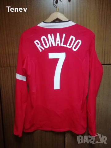 Manchester United Ronaldo 2004 2005 2006 Nike Long Sleeve Home Манчестър Юнайтед Роналдо екип 