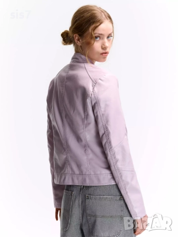 ново кожено дамско яке, снимка 5 - Якета - 51789614