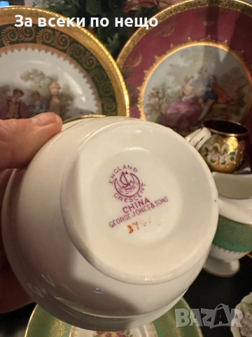 George Jones & Sons, Crescent Pottery in Stoke-upon-Trent, England Код P2040, снимка 5 - Колекции - 53942093