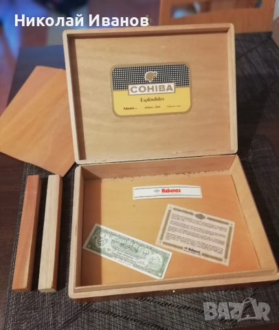 Оригинална кутия от кубински пури Cohiba Esplendidos, снимка 1 - Други ценни предмети - 44984649