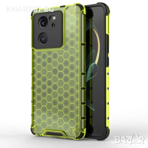 Xiaomi 13T Pro Силиконов Калъф Honeycomb TPU и Протектор, снимка 5 - Калъфи, кейсове - 48151705