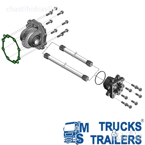 PTO Включвател за SCANIA GR905 / GRS905R OMFB