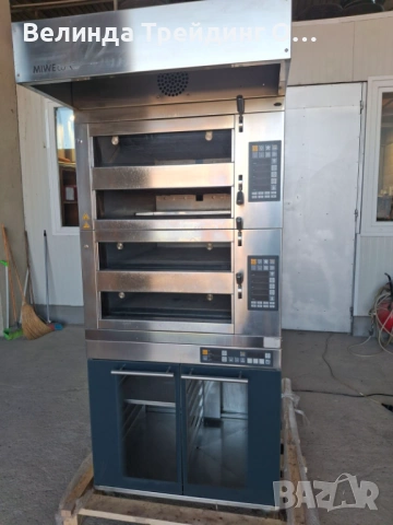 Употребявана подова пещ MIWE condo 4.0608, с втасвална камера 2х8 тави