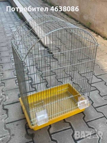 Клетка за малък и среден папагал, снимка 2 - Папагали - 52576378