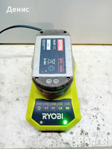 Батерия и зарядно на марката RYOBI 18v li lon , снимка 2 - Други инструменти - 48632372