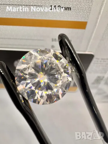 Диамант 10 карата , мойсанит за бижу и подарък, снимка 6 - Други - 49942795