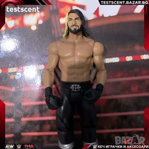 Екшън фигура WWE Seth Rollins Сет Ролинс The Shield Mattel Basic играчка , снимка 1 - Колекции - 48364190