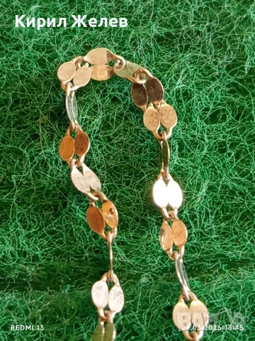 Нежен фин сребърен синджир подходящ аксесоар за ежедневието 52967, снимка 2 - Колиета, медальони, синджири - 54014127