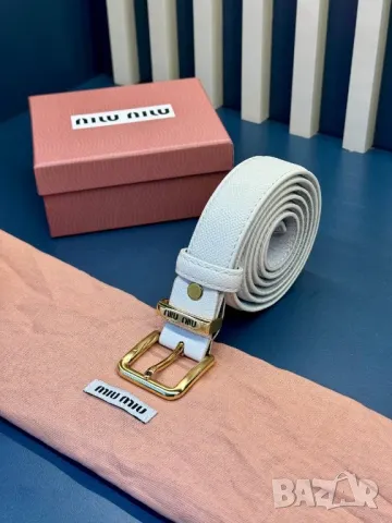 колани от естествена кожа в кутия miu miu 