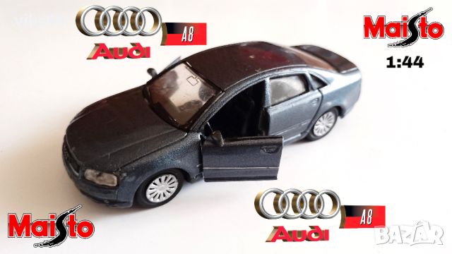 Maisto Audi A8 - Мащаб 1:44, снимка 1 - Колекции - 45914152