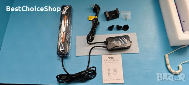 Нагревател hygger за аквариум 800W с регулируема температура и цифров LCD контролер – За 490-980L, снимка 2 - Оборудване за аквариуми - 54180089