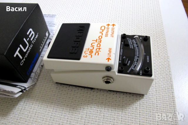 Boss TU-3 – Тунер за китара и бас, снимка 4 - Китари - 53065652