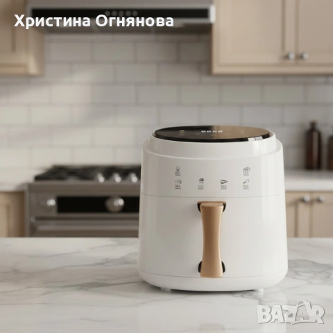 Дигитален въздушен фритюрник Cheffinger Led Air Fryer 1400W - 8L, снимка 2 - Фритюрници - 53172826
