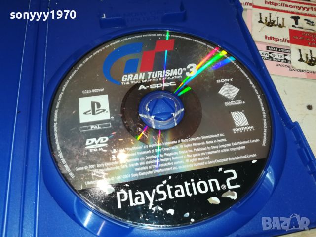 GRAN TURISMO 3 PS2 GAME 2607241126, снимка 1 - Игри за PlayStation - 46702185