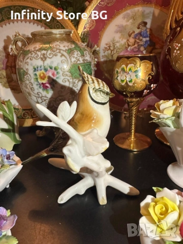 🐦✨ Karl Ens Germany – “Гребенат синигер” от 1951 г. ✨🐦, снимка 5 - Антикварни и старинни предмети - 53464932