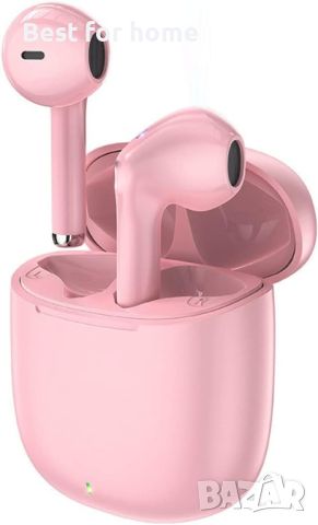 Bluetooth слушалки Мини слушалки за Airpods Android iPhone Pink