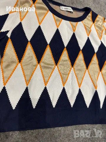 Дамска блуза с дълъг ръкав Зара, снимка 2 - Блузи с дълъг ръкав и пуловери - 49322680