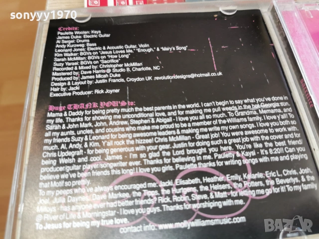 MOLLY WILLIAMS CD 0303261546, снимка 9 - CD дискове - 53694709