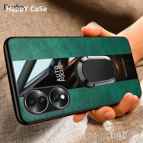 Honor 90 / 90 Lite / PORSCHE Кожен кейс калъф гръб с пръстен, снимка 1 - Калъфи, кейсове - 41937077