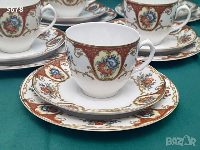 Чешки сервиз за чай, снимка 4 - Сервизи - 53071579