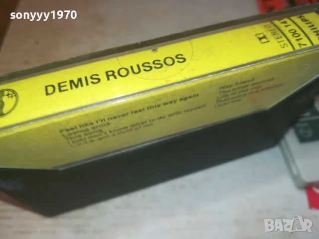 DEMIS ROUSSOS-ORIGINAL TAPE 0308251744, снимка 7 - Аудио касети - 51237714
