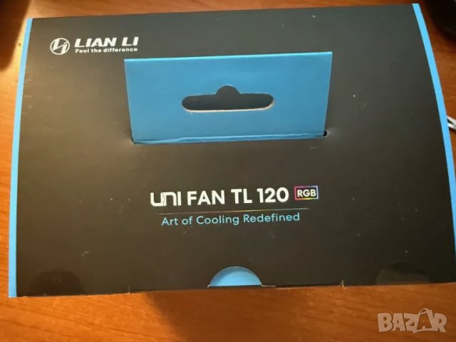 Вентилатори 120mm, Lian Li UNI FAN TL (G99.12TL3B.00) 4-pin, 2600rpm, 3 броя черни, RGB, с контролер, снимка 3 - Други - 50394163