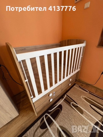 Детско дървено легло, снимка 2 - Бебешки легла и матраци - 52017317