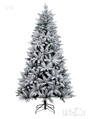 Изкуствена елха Kring Melbourne , цялата заснежена с метална стойка, снимка 2 - Декорация за дома - 52516572