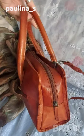 Винтидж аутлет / Естествена кожа / Чанта "Varese" , снимка 7 - Чанти - 48822308